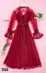 ⁦موديل صباحية طويل كود 5069⁩ - الصورة ⁦6⁩