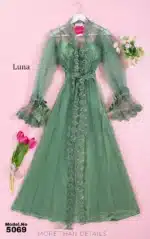 ⁦موديل صباحية طويل كود 5069⁩ - الصورة ⁦5⁩