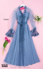 ⁦موديل صباحية طويل كود 5069⁩ - الصورة ⁦4⁩