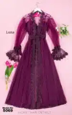 ⁦موديل صباحية طويل كود 5069⁩ - الصورة ⁦3⁩