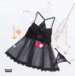 ⁦موديل بيبي دول قصير شيفون كود 6085⁩ - الصورة ⁦3⁩