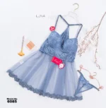 ⁦موديل بيبي دول قصير شيفون كود 6085⁩ - الصورة ⁦6⁩