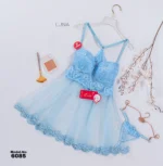 ⁦موديل بيبي دول قصير شيفون كود 6085⁩ - الصورة ⁦8⁩