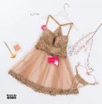 ⁦موديل بيبي دول قصير شيفون كود 6085⁩ - الصورة ⁦10⁩