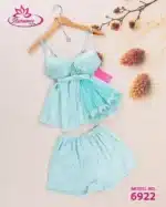 ⁦موديل بيجامه ستان جاكار كود 6922⁩ - الصورة ⁦6⁩