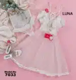 ⁦موديل بيبي دول قصير شيفون كود 7033⁩ - الصورة ⁦7⁩