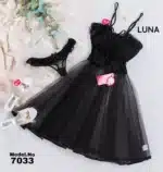 ⁦موديل بيبي دول قصير شيفون كود 7033⁩ - الصورة ⁦3⁩