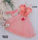 ⁦موديل بيبي دول قصير شيفون كود 7033⁩ - الصورة ⁦2⁩