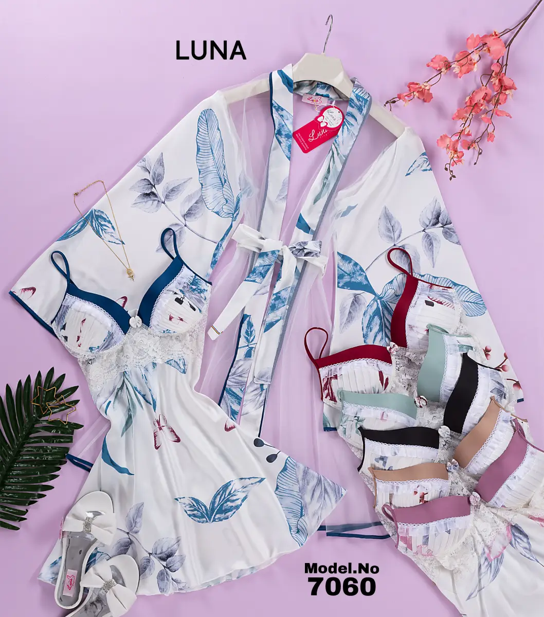 7060 1 موديل صباحية قصير كود 7060 - الصورة 1