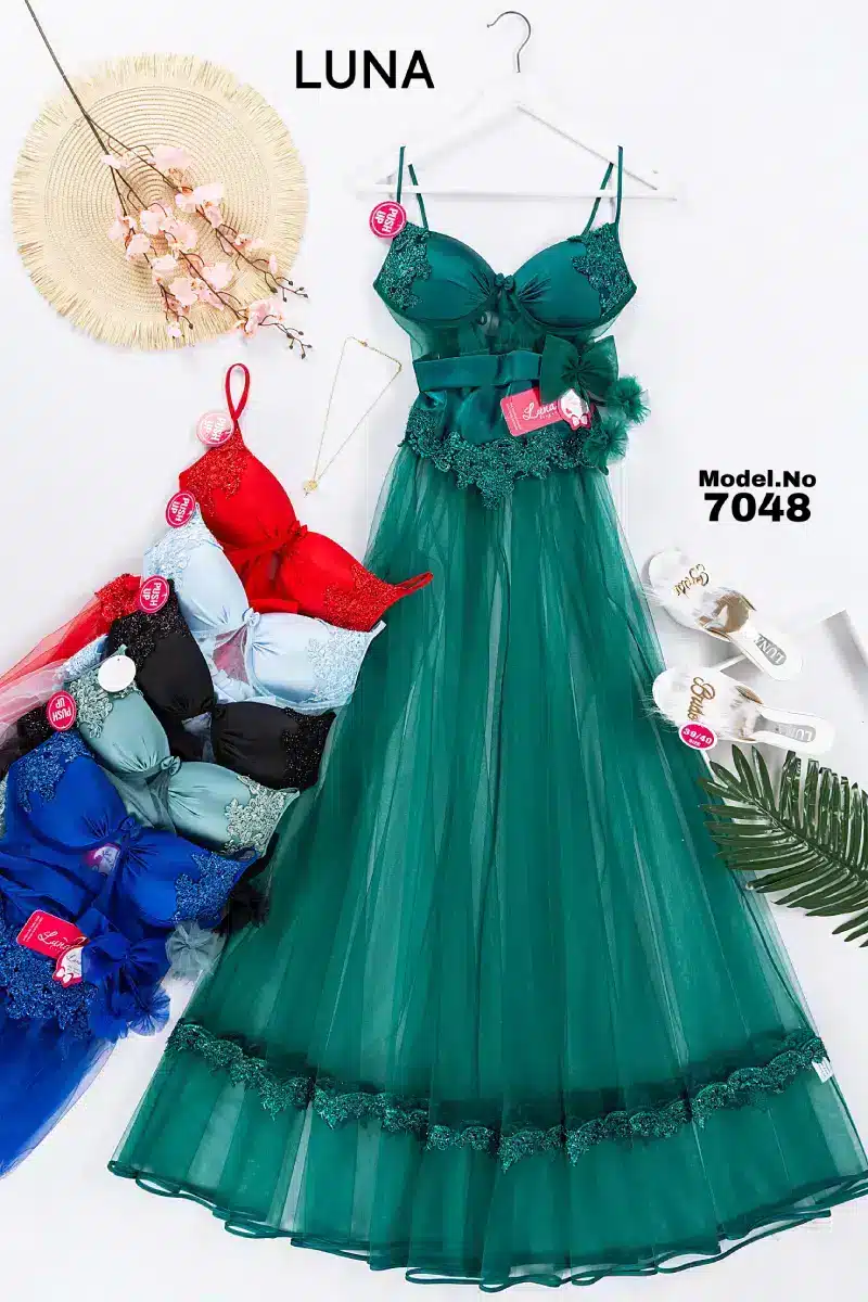 7048 7 موديل بيبي دول تول طويل كود 7048 - الصورة 1