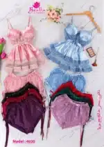 موديل بيجامة شورت كود 4030