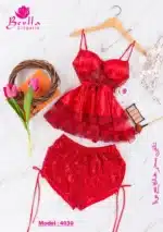 ⁦موديل بيجامة شورت كود 4030⁩ - الصورة ⁦3⁩