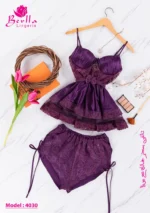 ⁦موديل بيجامة شورت كود 4030⁩ - الصورة ⁦5⁩