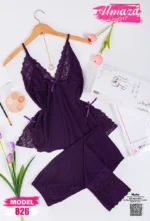 ⁦موديل بيجامه زبده كود 826⁩ - الصورة ⁦4⁩