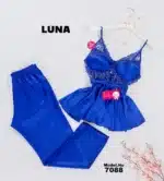 ⁦موديل بيجامة بنطلون قطعتين كود 7088⁩ - الصورة ⁦8⁩