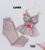 ⁦موديل بيجامة بنطلون قطعتين كود 7088⁩ - الصورة ⁦6⁩