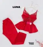 ⁦موديل بيجامة بنطلون قطعتين كود 7088⁩ - الصورة ⁦3⁩