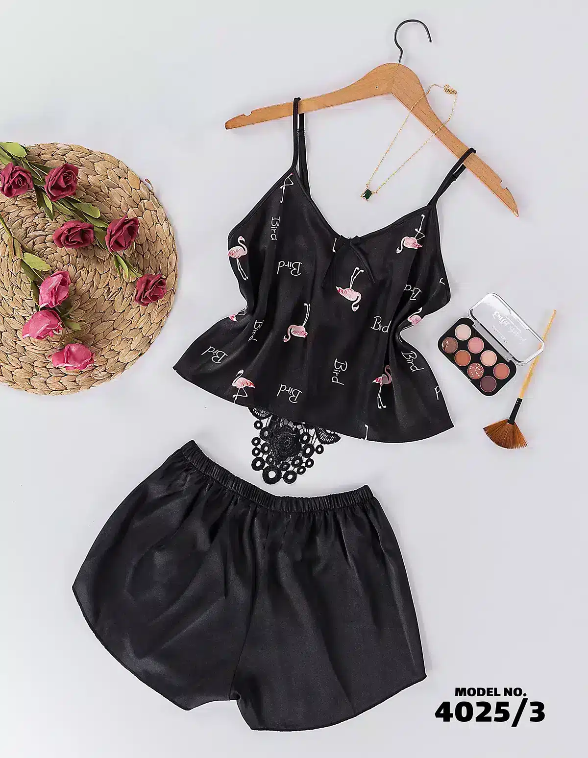 4025-4 بيجامة ستان شورت كود 40253 - الصورة 1