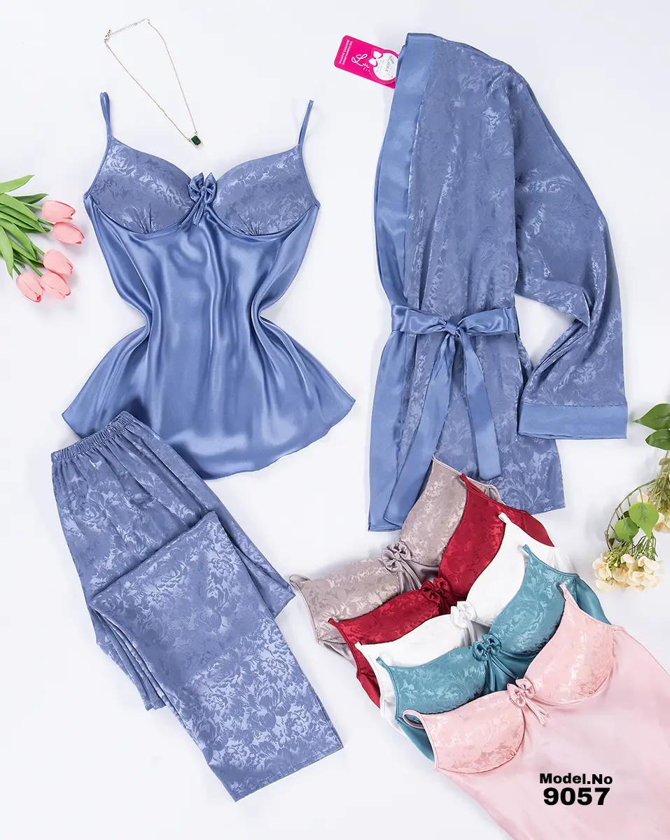 9057 7 موديل بيجامه بنطلون كود 9057 - الصورة 1