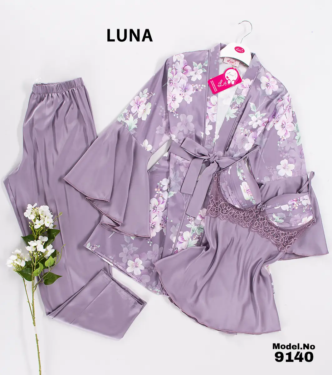 9140 1 مودي بيجامه ثلالث قطع كود 9140 - الصورة 1