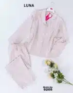 ⁦موديل بيجامه بنطلون قطعتين كود 9205⁩ - الصورة ⁦4⁩