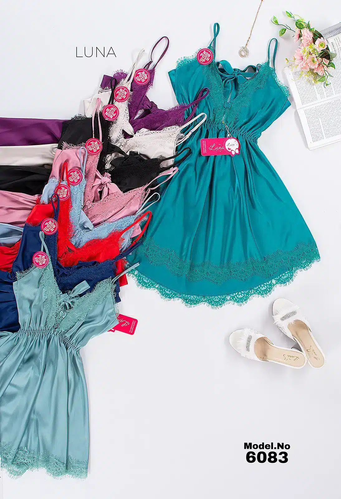 6083 6 موديل بيبي دول قصير كود 6083 - الصورة 1