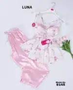 ⁦موديل بيجامه بنطلون قطعتين كود 9145⁩ - الصورة ⁦2⁩