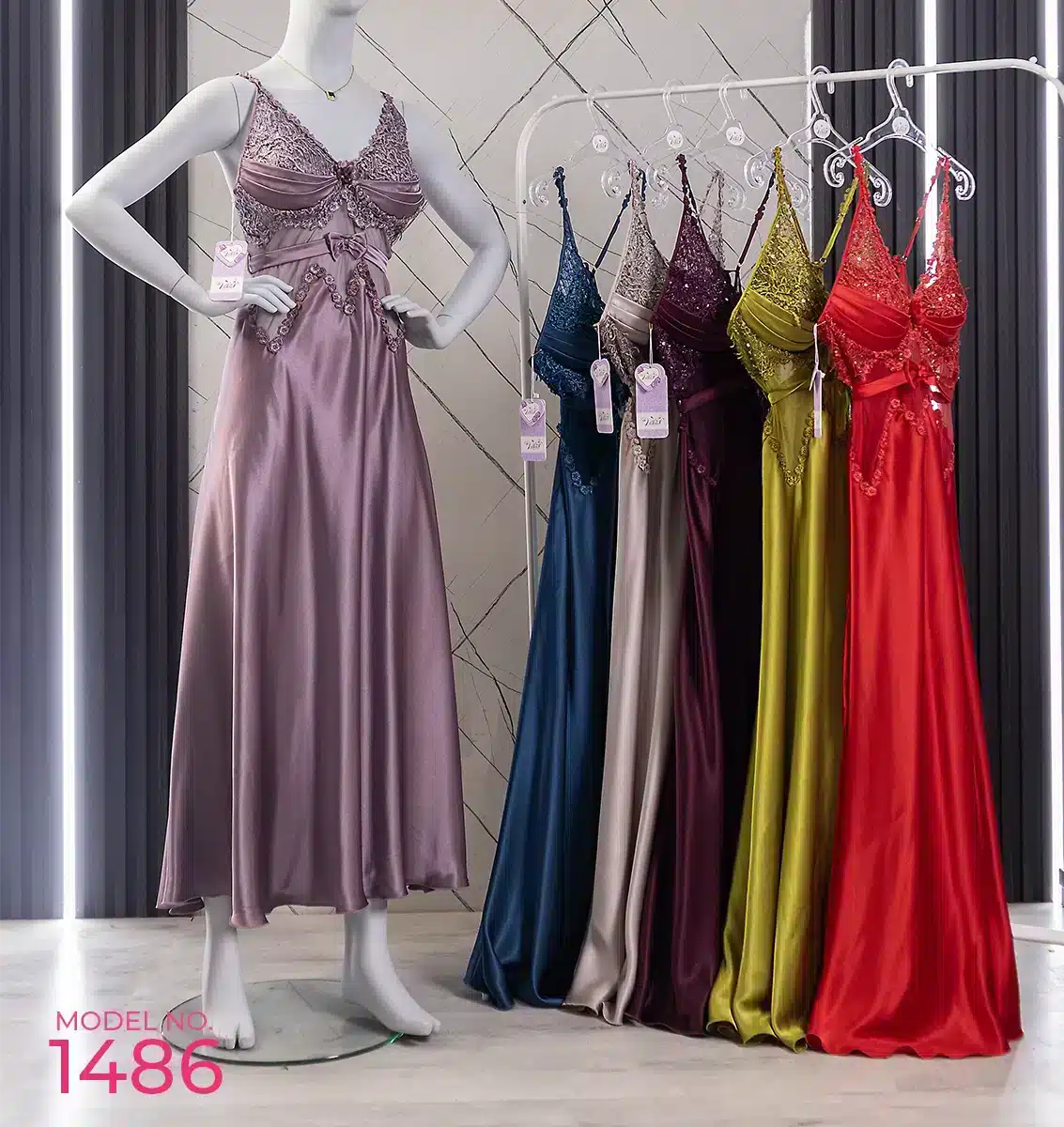 1486 1 موديل بيبي دول طويل كود 1486 - الصورة 1