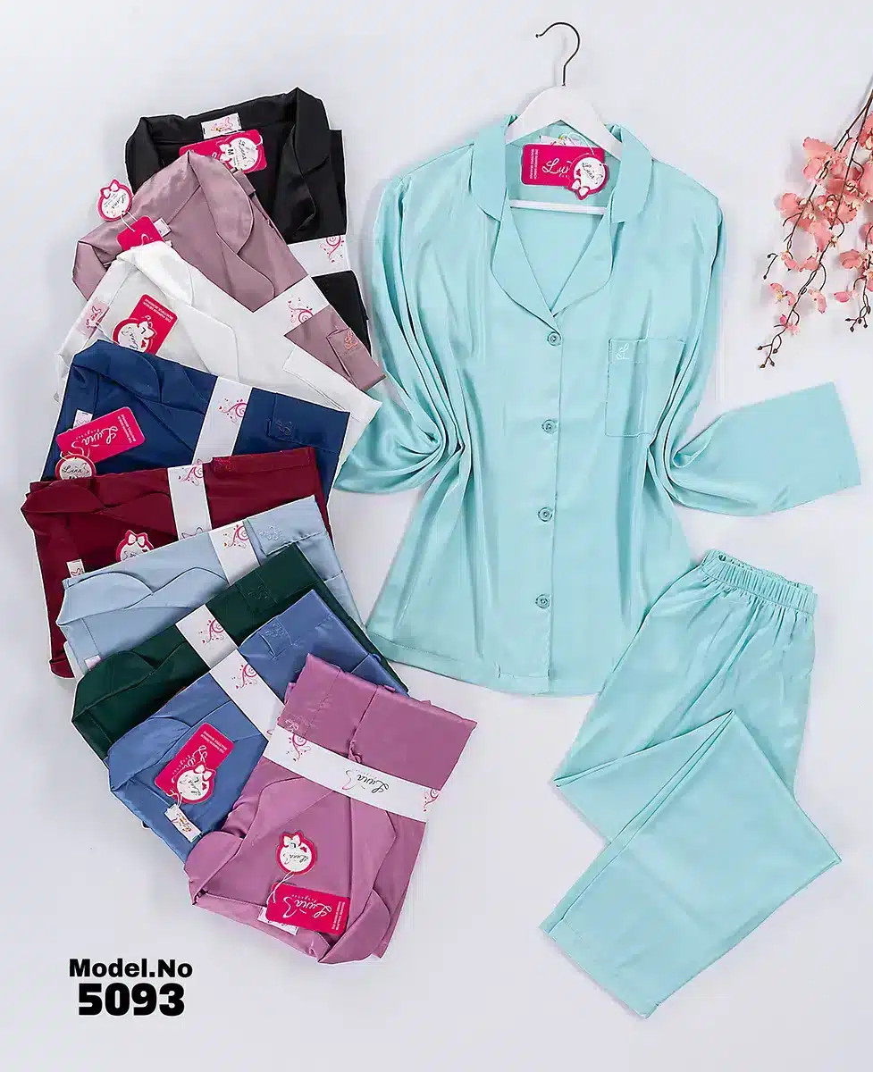 5093 1 موديل بيجامه بنطلون كود 5093 - الصورة 1