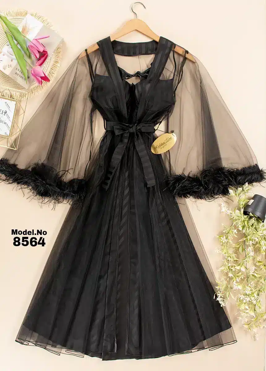 8564 2 طقم صباحيه طويل كود 8546 - الصورة 1