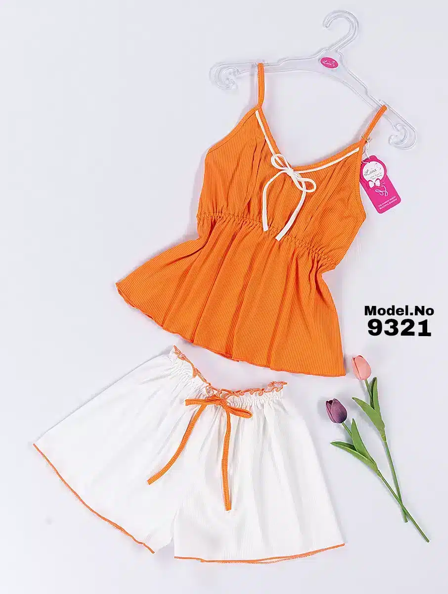 9321 6 موديل بيجامه شورت كود 9321 - الصورة 1