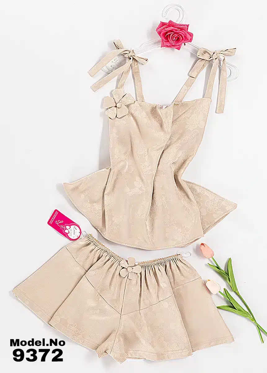 9372 2 موديل بيجامه شورت كود 9372 - الصورة 1