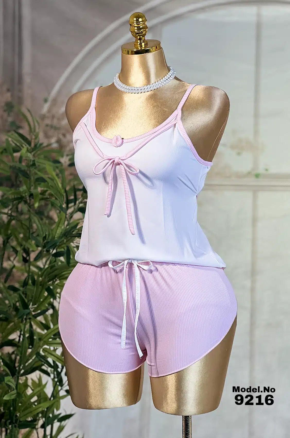 1 موديل بيجامه شورت كود 9216 - الصورة 1