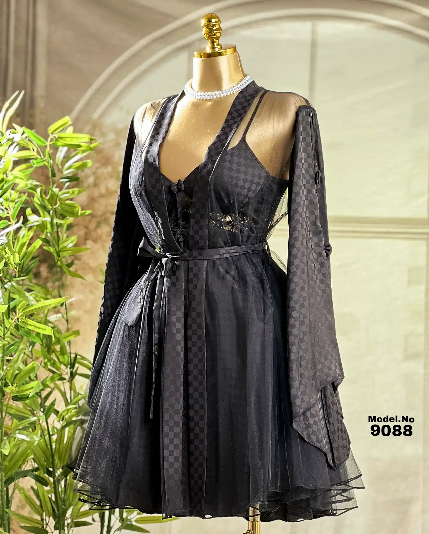 1 موديل قميص بروب قصير كود 9088 - الصورة 1