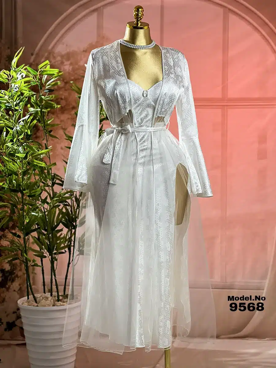 1 طقم صباحيه طويل كود 8568 - الصورة 1