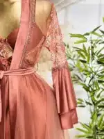 ⁦موديل قميص بروب قصير كود 9125⁩ - الصورة ⁦3⁩