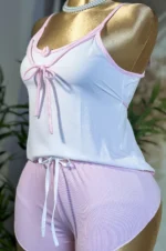 ⁦موديل بيجامه شورت كود 9216⁩ - الصورة ⁦2⁩