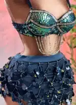 ⁦موديل بدله رقص بنفسجي كود P26⁩ - الصورة ⁦2⁩