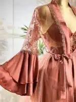 ⁦موديل قميص بروب قصير كود 9125⁩ - الصورة ⁦5⁩