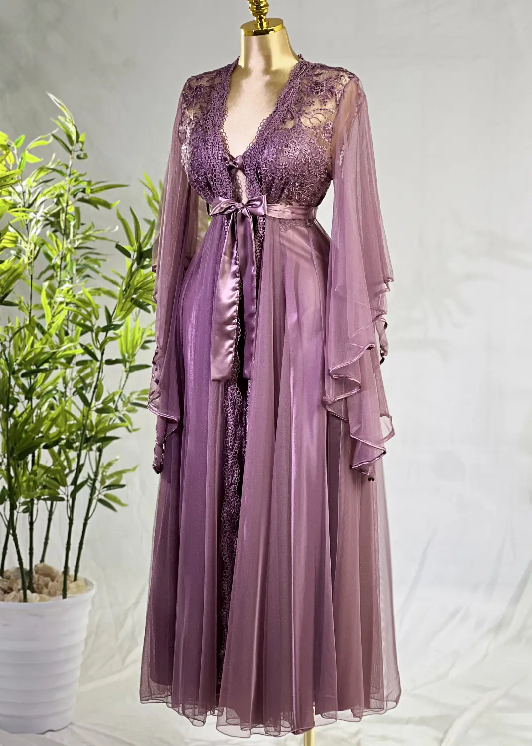 1 (1) موديل صباحيه طويل كود 2143 - الصورة 1