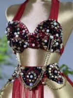 ⁦موديل بدله رقص احمر كود P21⁩ - الصورة ⁦2⁩