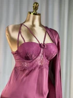 ⁦موديل قميص بروب طويل كود 9410⁩ - الصورة ⁦2⁩