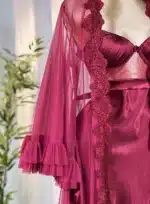 ⁦موديل صباحيه قصير كود 9081⁩ - الصورة ⁦3⁩