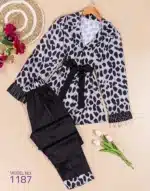 ⁦موديل بيجامه بنطلون كود 1187⁩ - الصورة ⁦2⁩