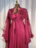 ⁦موديل قميص بروب طويل كود 1207⁩ - الصورة ⁦3⁩