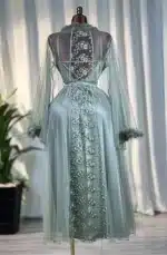 ⁦موديل قميص بروب طويل كود 1131⁩ - الصورة ⁦6⁩