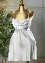 ⁦موديل صباحيه قصير أبيض كود 9465⁩ - الصورة ⁦5⁩