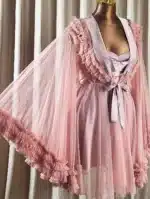 ⁦موجيل قميص بروب قصير كود 1218⁩ - الصورة ⁦4⁩